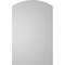 Ekena Millwork Arch Top Surface Mount PVC Gable Vent: Functional, w/ 2"W x 2"P Brickmould Sill Frame, 24"W x 38"H GVPAR24X3803SF - alternate 3